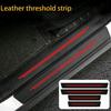 4x Car Door Plate Sill Scuff Sticker Anti Scratch Carbon Fiber Decal Accessories