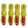 4Pcs Reinforced Reflective Camping Ropes with Buckles Windproof Rope Guy Lines  Camping Accessories
