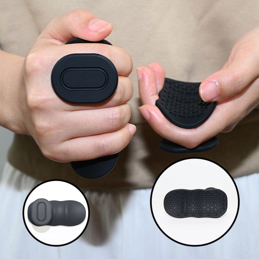 2Pcs Silicone Barbell Bar Pads Grip Strengthener Palm Gripper Weight Lifting Grips  Weightlifting