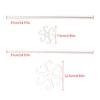 Clear Acrylic Plant Supports Stake for Flower Plant Growth Flower Support Stick Great for Climbing and Tall Plant