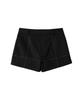 Biteoseljeu Stitch Slit Cotton Shorts - Black