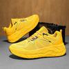 Summer new racing cushioning marathon running shoes men's flying woven breathable casual couple sports shoes