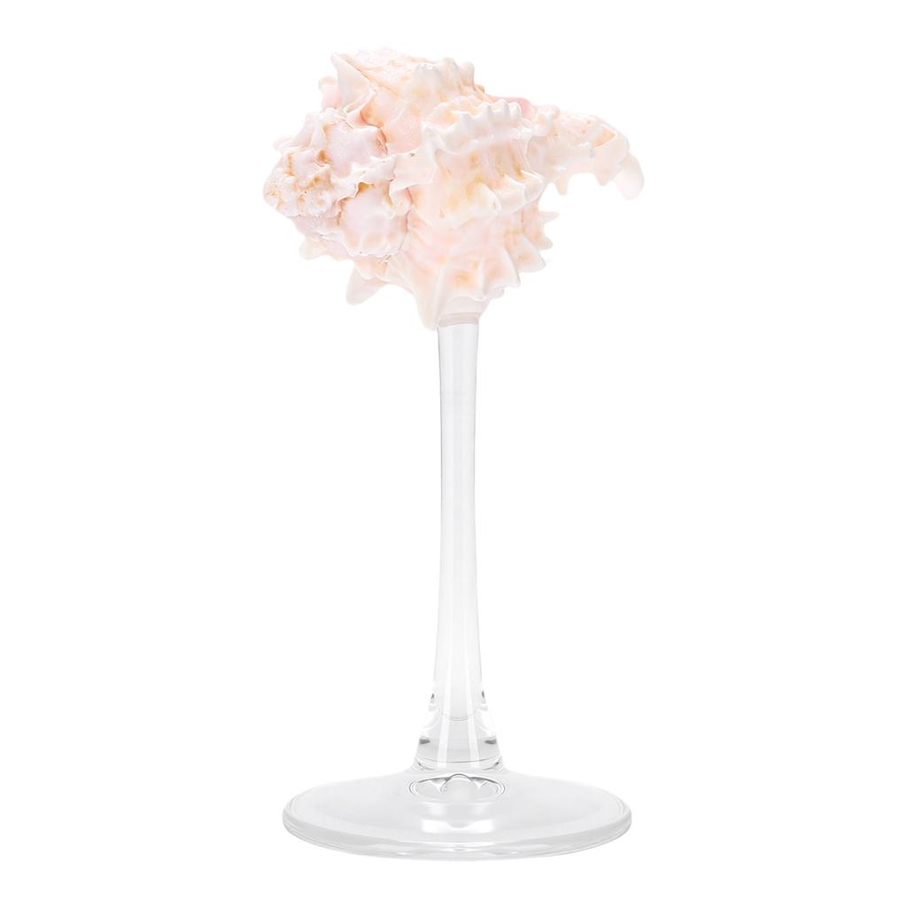 Wine Glass Unique Polished Stem Wine Glass for Cold Beverages Desk Ornament