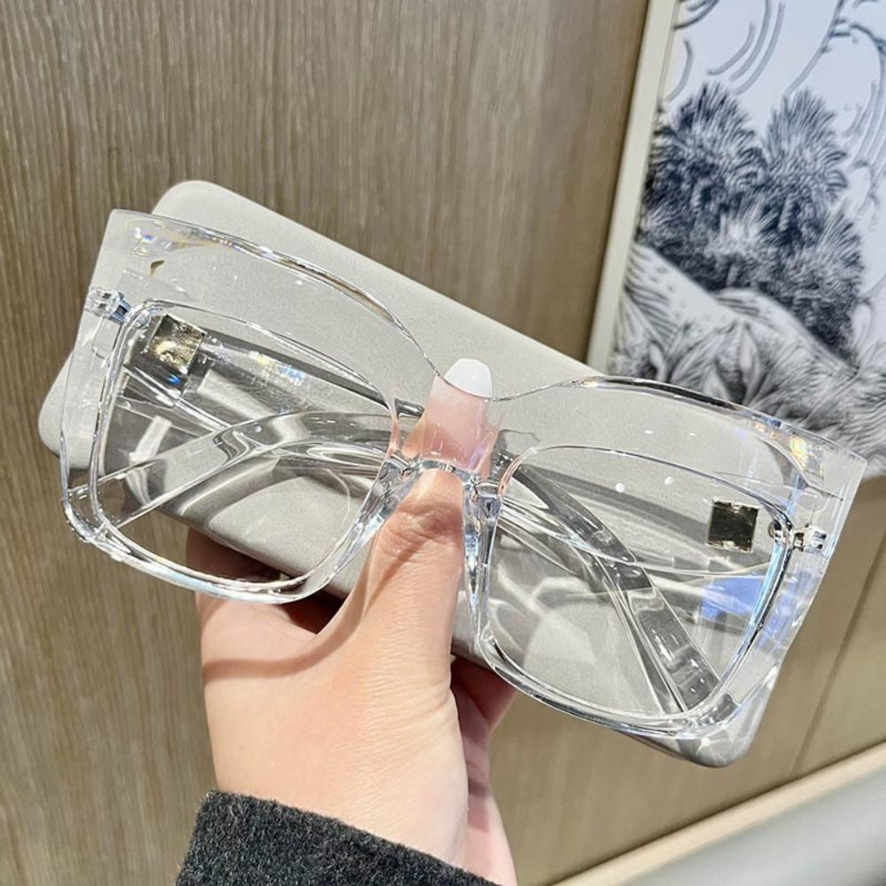 Fashion Oversized Cat Eye Optical Lenses Women Glasses Frames Blue Anti Blue Light Eyeglasses Luxury Brand Eyewear