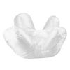 Comfortable Face Pillow Lightweight Soft Supportive Face Down Pillow for Back Side Stomach Sleeping Cotton White