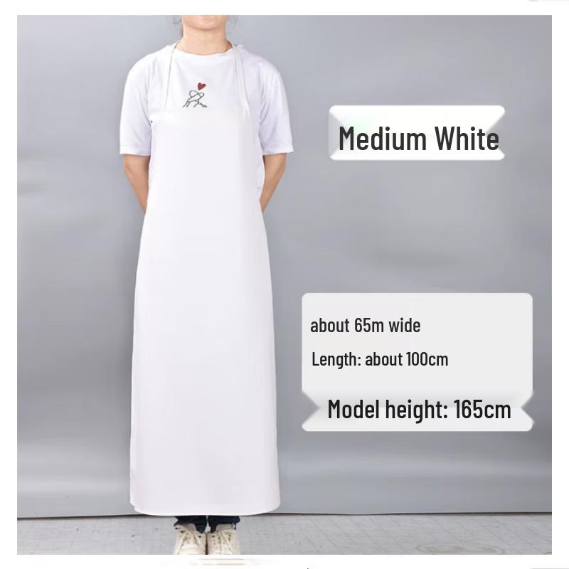 Suspender PU Leather Waterproof Work Apron