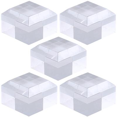 Tsukushi Science Acrylblöcke, 30x30x20mm, 5 Stück, abgeschrägte Basis, Würfel, Ausstellungsständer, Quadratisch, Klar, Ausstellungsbasis, E30-30-20*5
