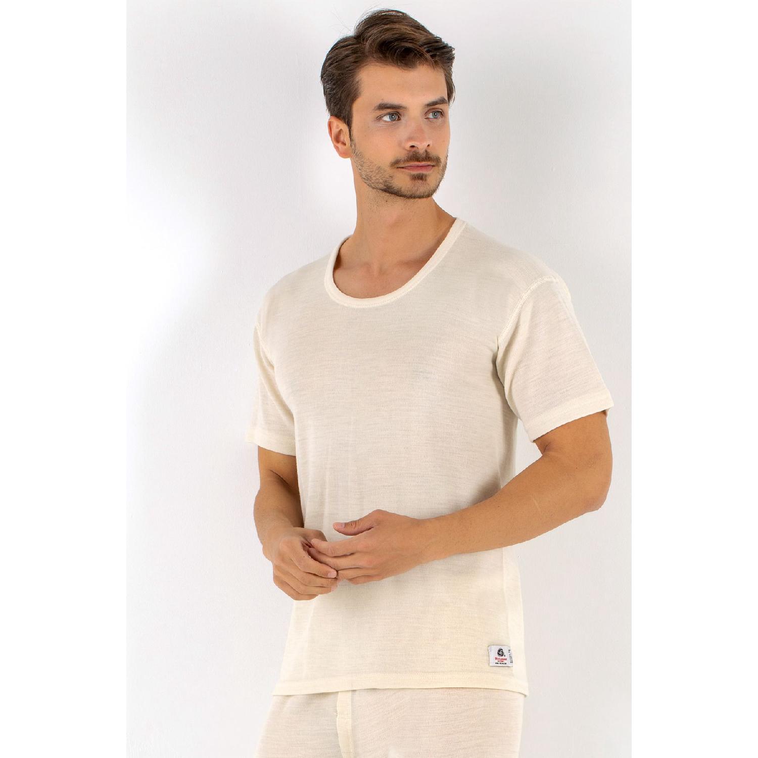 

Шерстяная майка Safyn с короткими рукавами M кремовый