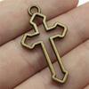 Large Crosses Detailed Religious Charm Antique Bronze Zinc Alloy Jewelry Making Supplies Necklace Making DIY Charms