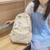Women's Korean Style Bear Zipper Backpack - Large Capacity, Casual Computer Bag