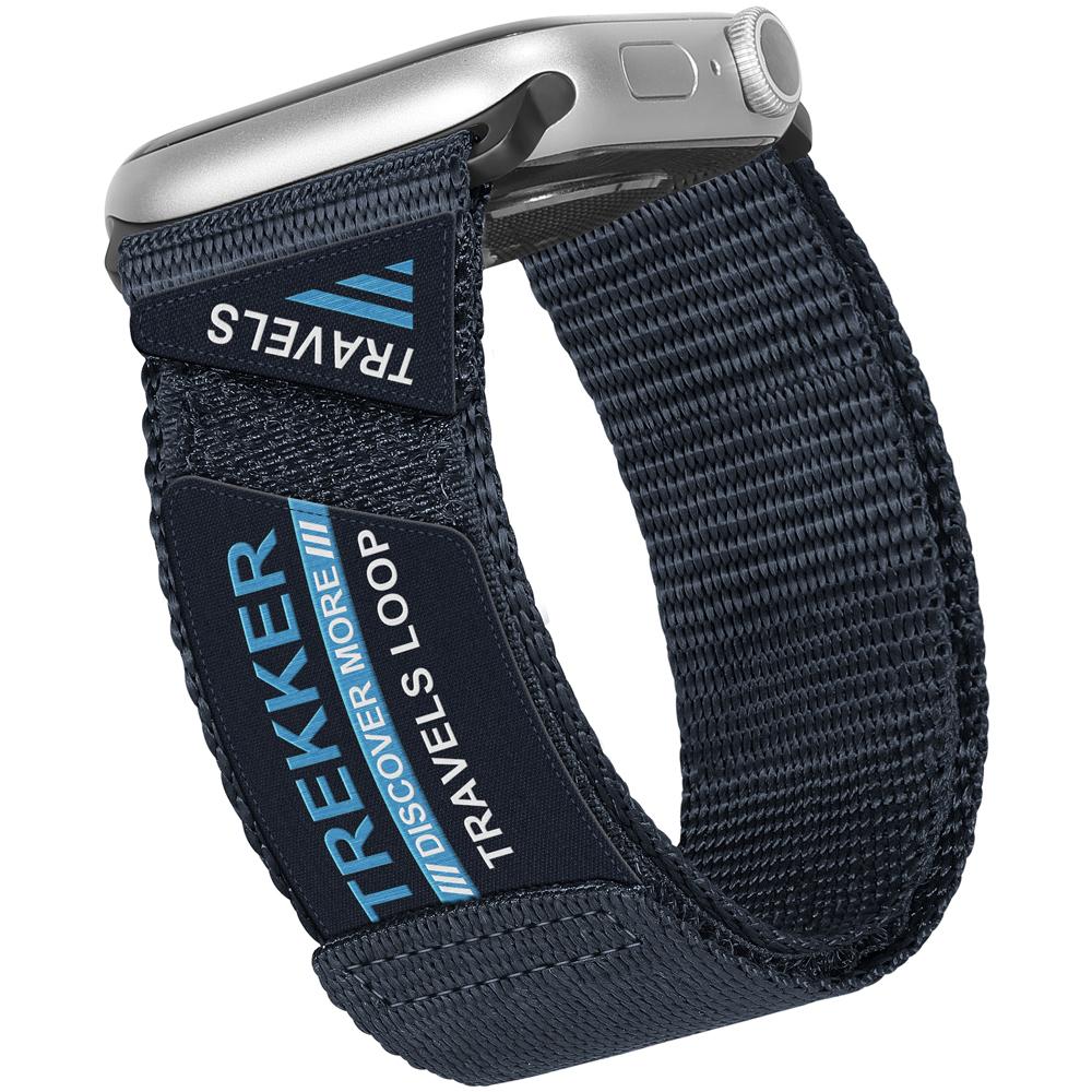 Trail Band for Apple Watch Series 10 46mm 42mm 9 8 7 41mm 45mm Nylon Sport Bracelet Strap for IWatch Ultra Ultra 2 49mm Se 6 5 4 3 2 1 44mm 38mm 40mm