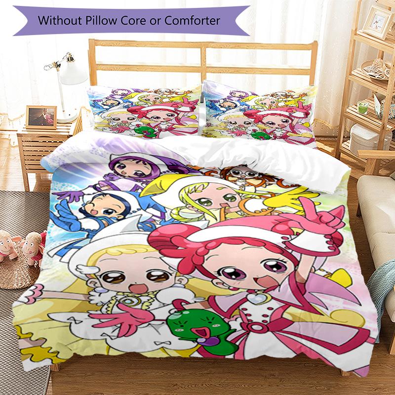 3pcs DoReMi1 Design Cover Set - HD Printed Bedding with 1 Cover and 2 Pillowcases - Perfect for Home and Dorm Decor