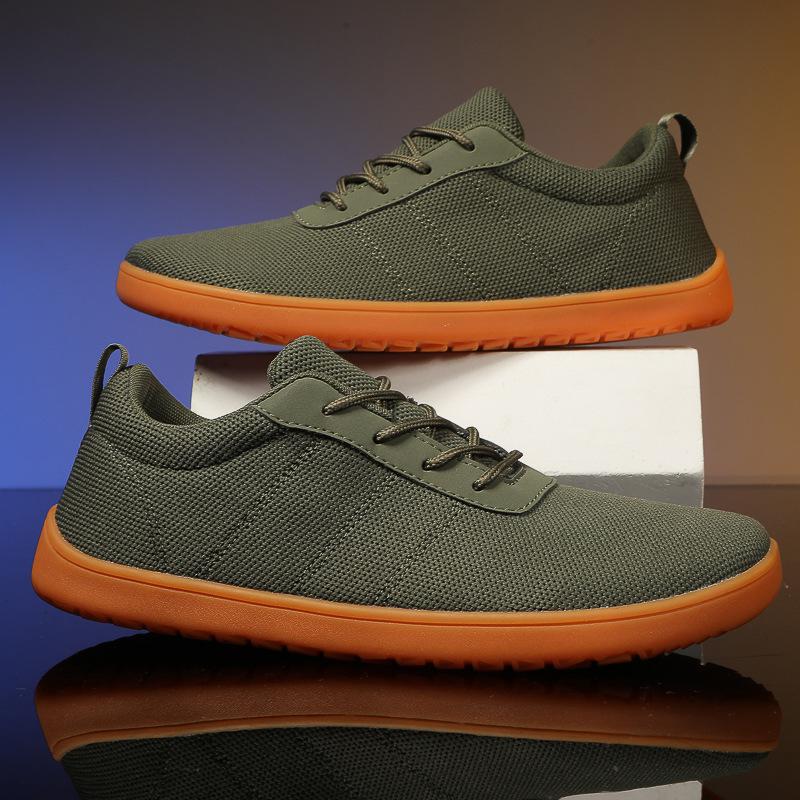 

Новая мужская обувь широкой колодки удобная женская обувь для ходьбы обувь с широким носком дышащая мягкая подошва пара вязаная обувь кэжуал спортивная обувь 48 армия зеленый