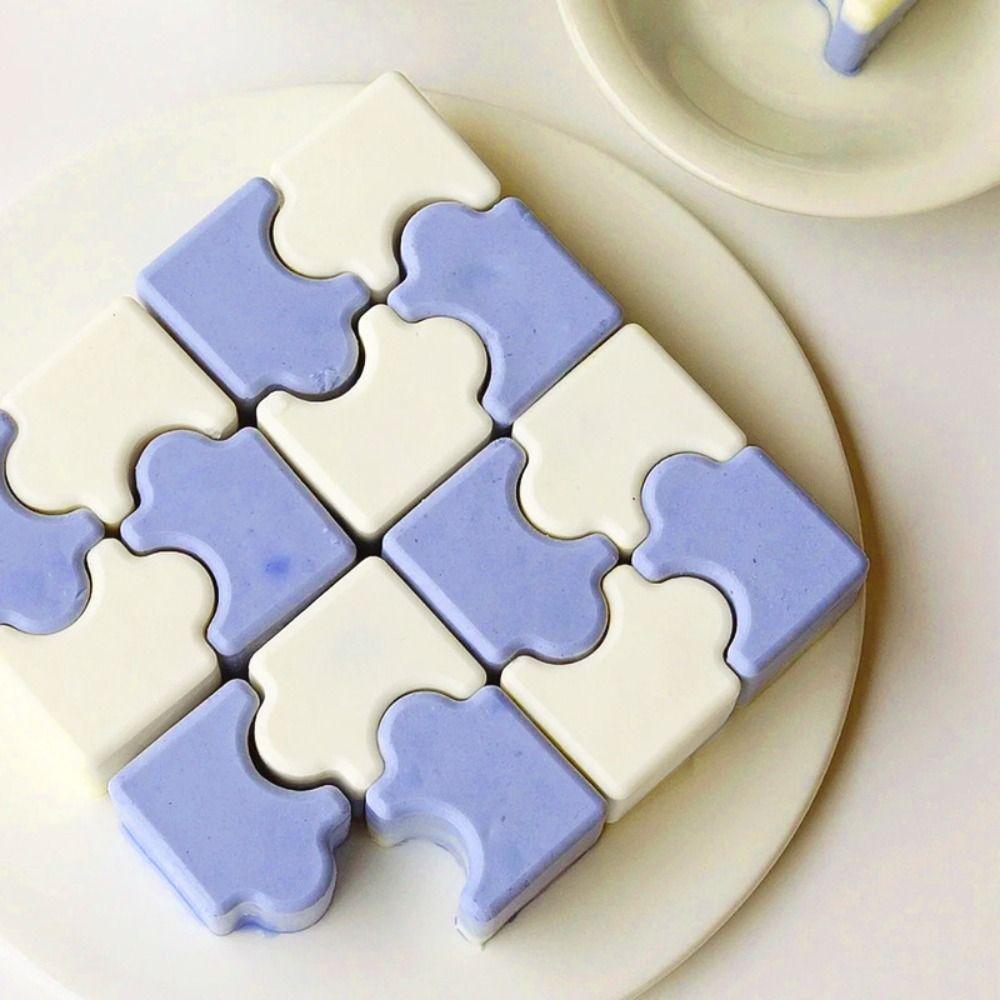 3D Puzzle Mousse Mold 20 Holes Cake Mold Soap Baking Mould  Kitchen