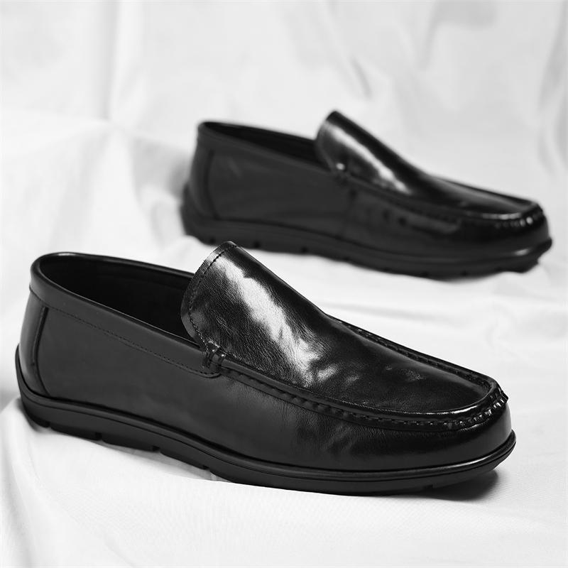 Fashion New Handmade Leather Loafers Soft Mens Slip-on Flats New Arrival Male Casual Shoes Outdoor Men Driving Footwear Business Shoes
