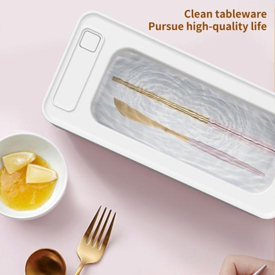 Ultrasonic Cleaner USB Charging 45kHz High Frequency Glasses Jewelry Electric Vibration Cleaning