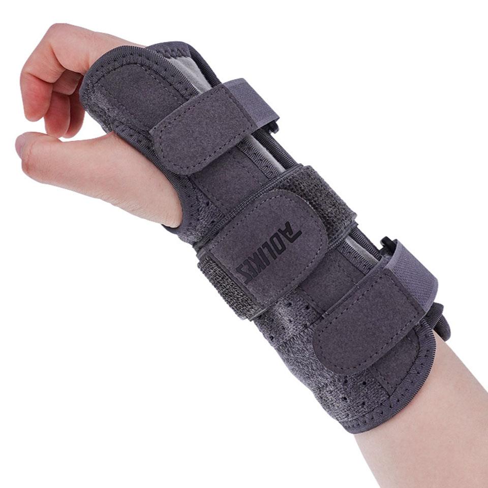 Aolikes 1Pcs New Wrist Brace Carpal Tunnel For Women Men, Adjustable Night Sleep Support Brace With Splints