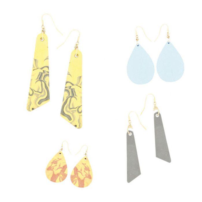 Moule Jesmonite Silicone 15cm Boucles d'oreilles