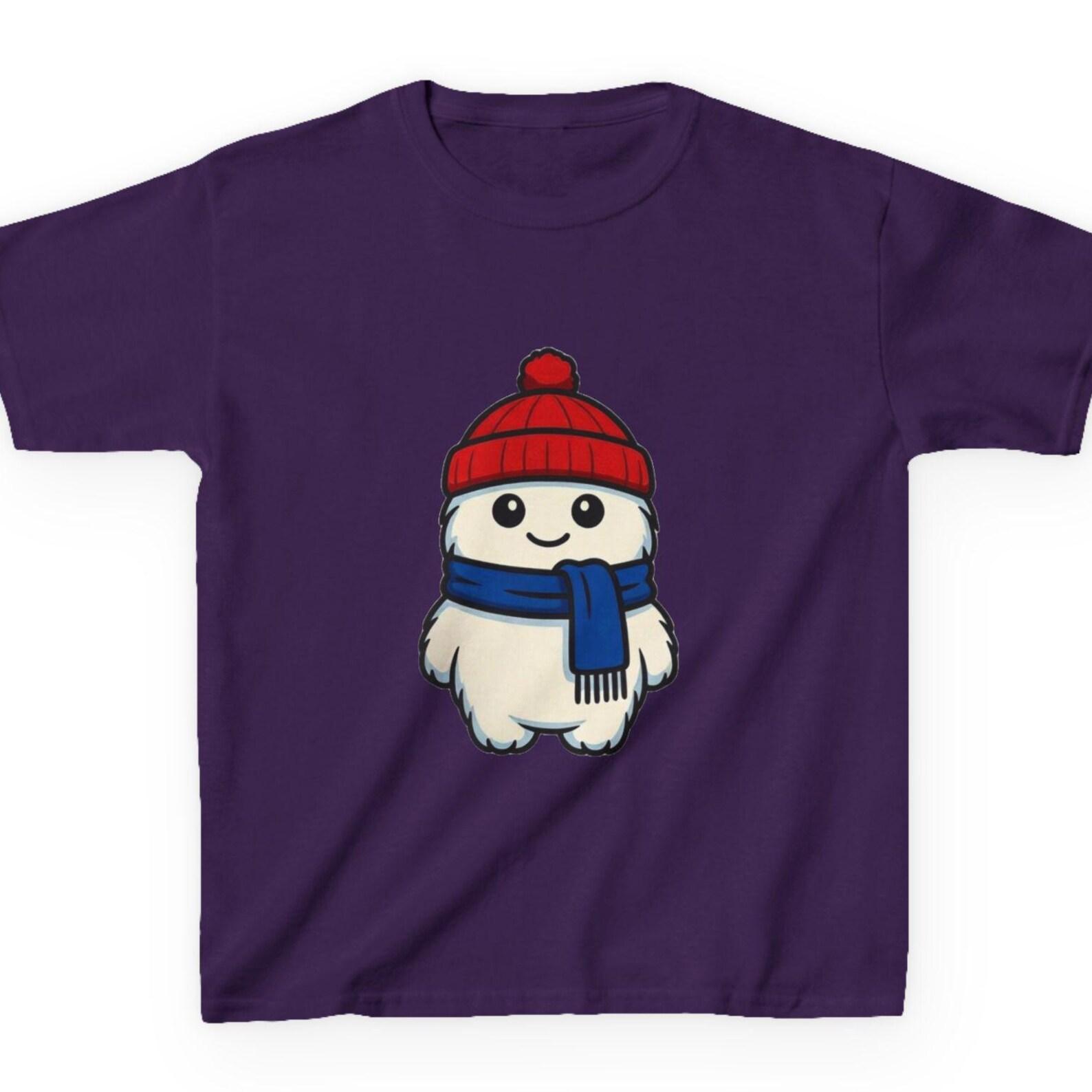 Ice Hockey Polar Bear Kids T-Shirt | Youth Hockey Player Gift | Little Goalie Winter Sports Tee | Polar Bear Skating with Hockey Stick Shirt 150