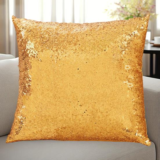 Sequin Pillow Case Shiny Sparkling Throw Pillow Cover Gold/Silver/Red Decorative Pillowcase for Couch Bed Sofa Party