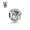 2022 New Openwork A -Z Letter Charm Diy Fine Beads Fit Original Fashion Charms Silver 925 Bracelet Jewelry For Women Men D009