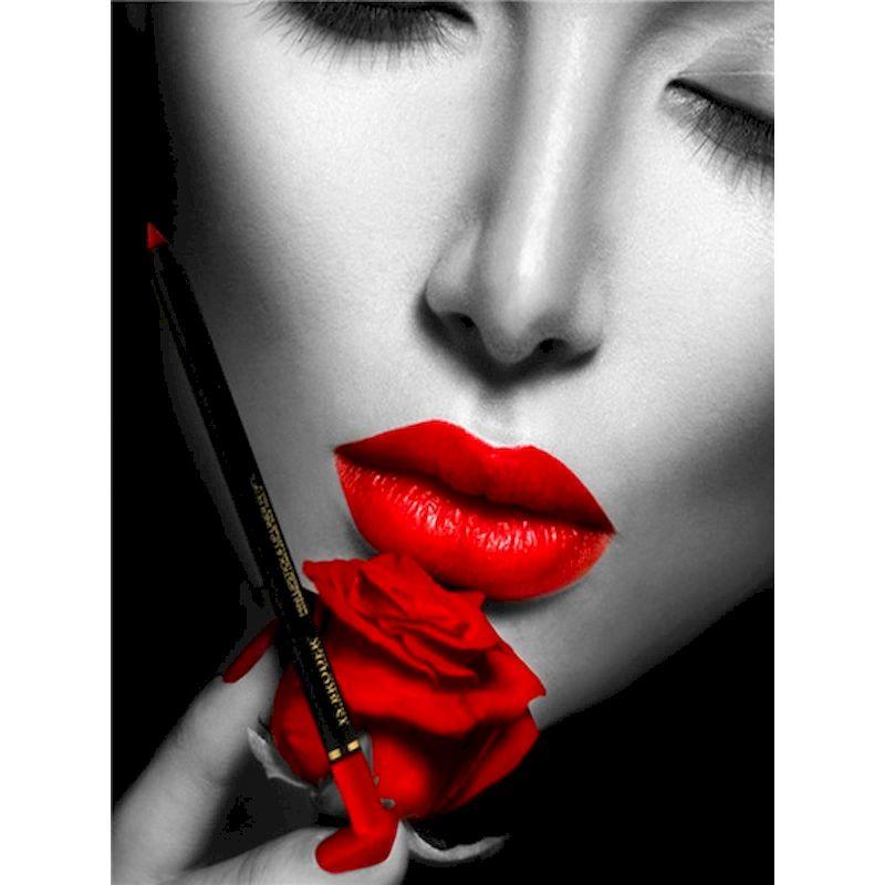 Pictură cu diamante 5d, mozaic sexy, broderie cu diamante, picturi de perete, imagini de accident, negru și roșu