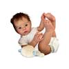 19 Inch Lifelike Reborn Baby Dolls Lali Soft Cloth Body with PP Cotton Simulation Doll Cute True To Like Bebe Newborn Dolls for Kids Birthday Present
