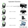 Gaming Headphone 3.5mm Wired ANC Active Noise Reduction Earphone HiFi Stereo Gamer Headset with Microphone for PS4 PS5 Xbox PC