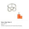 Hermes Chaine D'Ancre 925 Sterling Silver Rings Unisex Silver H116619B 00050