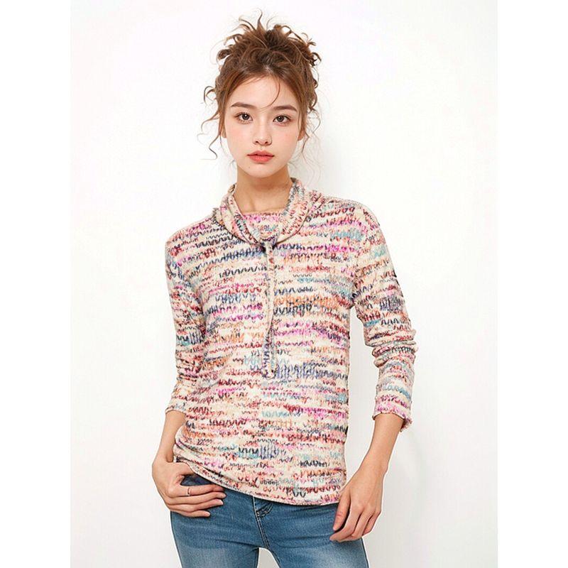 

Skin Color Cotton Elastic T-shirt Chubby Girl Fashion Base Clothing Hand-painted Print L