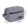 Simple solid color makeup bag  large capacity waterproof handbag  daily wash and toiletries storage bag