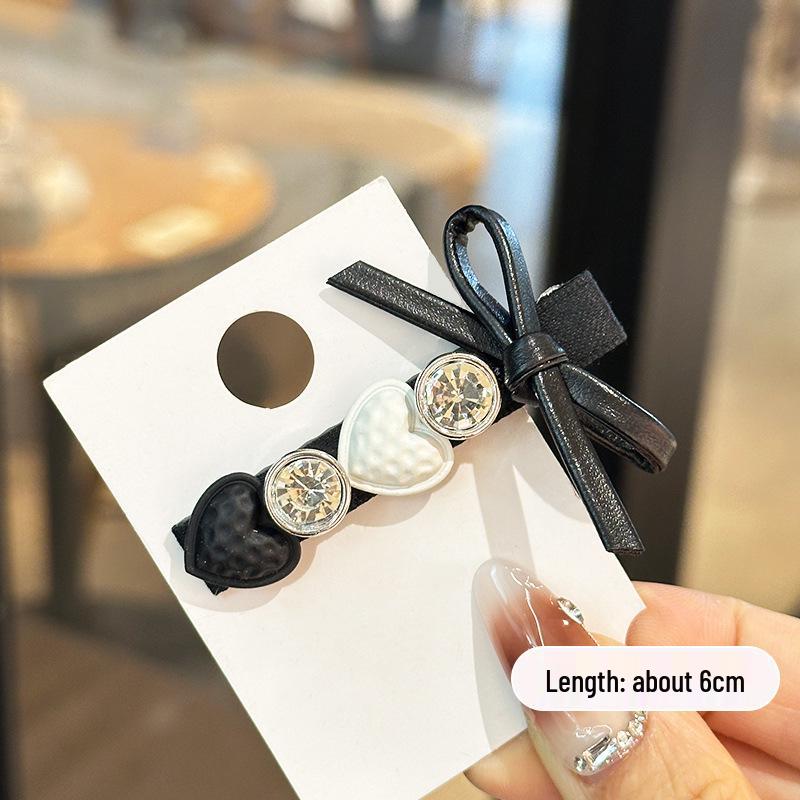 

Elegant Rhinestone Bow Hair Clip for Women