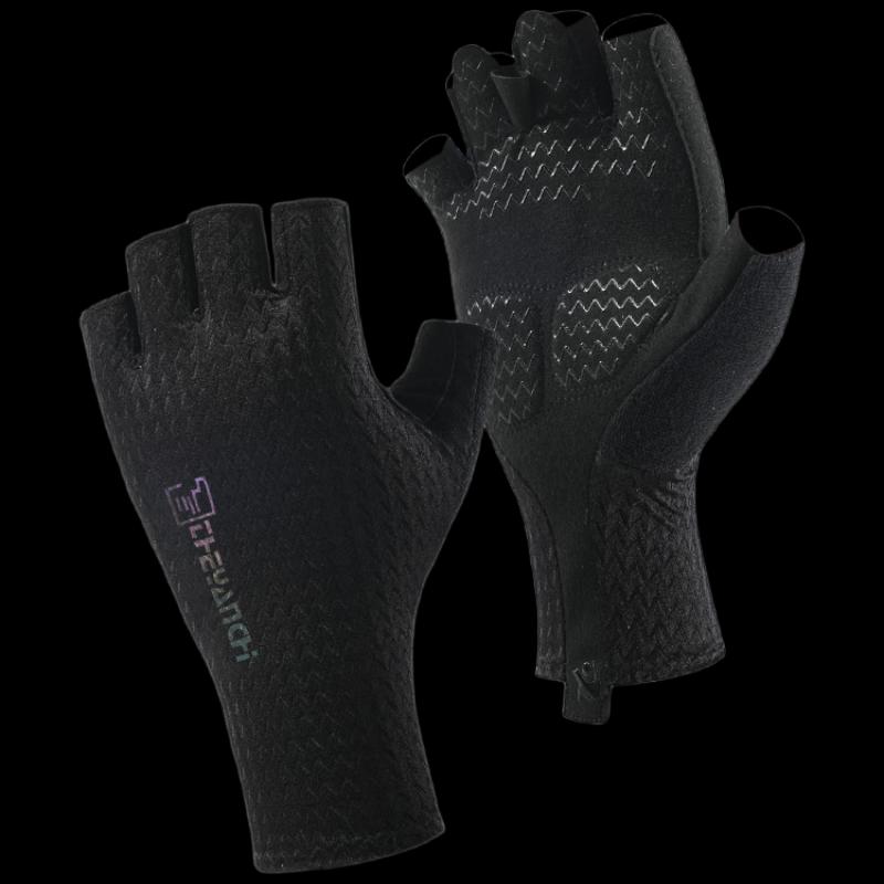 

Zechao 319 Black Half-Finger Cycling & Fishing Gloves (3 Pairs)