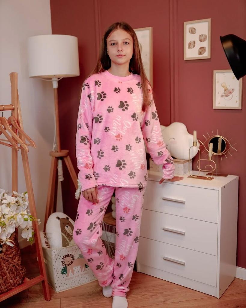 Cozy Girls’ Sleepwear – Soft Velsoft Fabric & Bright Prints, Winter 6079-035-2-1 HC