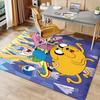 Adventure Time Printed Absorbent Washable Carpet, Non-Slip Bathroom Mats, Kitchen Rugs, Yoga Mat,Living Room Entrance, Camping Picnic Rugs
