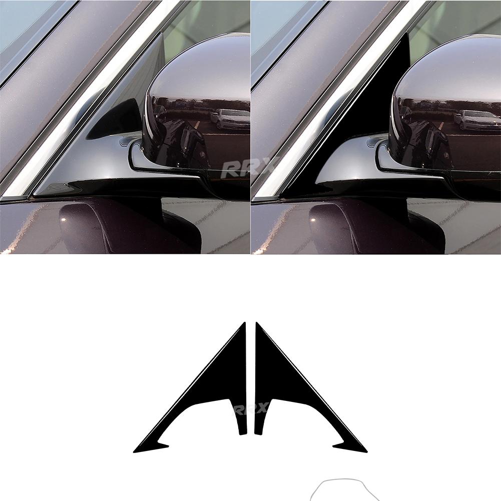 Piano Black Front Window Triangle A-pillar Cover Trim For FX 09-13 QX70 14+