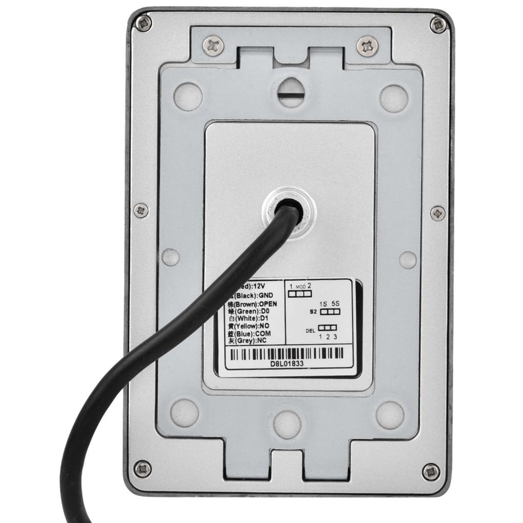 Leitor RFID externo Wiegand à prova d'água para gerenciamento de acesso à porta com cartão inteligente (IC)