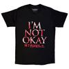 My Chemical Romance T Shirt Im Not Okay Band Logo New Official Mens Black Unisex T-Shirt