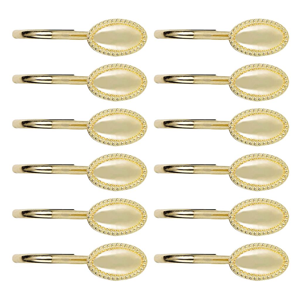 Duschdraperikrokar Legerade Ringar för Gardiner Gardiner Hängare 12 st Rostfritt Zinklegering Duschkrok Set för Hem och Hotell