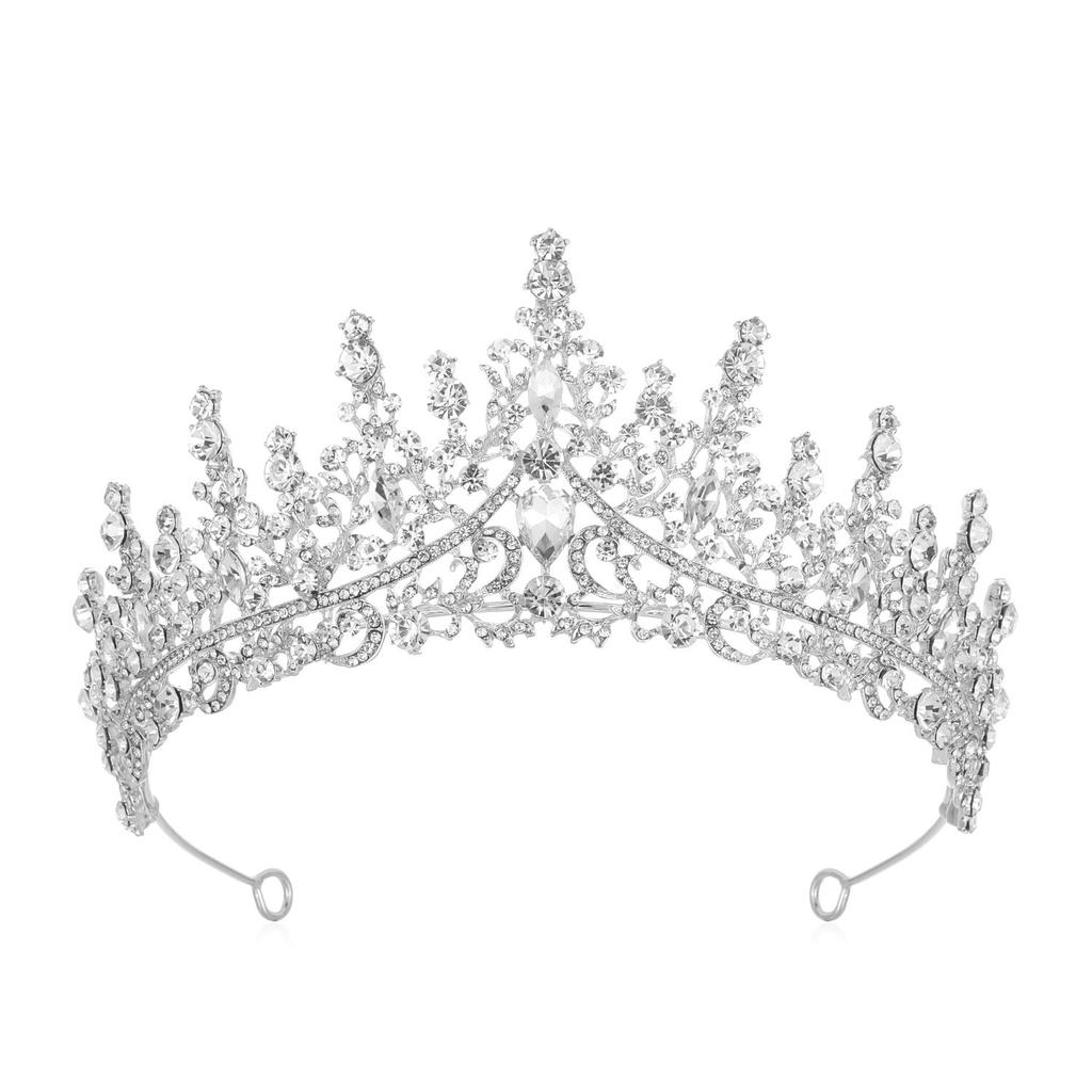 Alloy Crown Wedding Tiara, Hair Accessories, Banquet Party Disc Hair Tiara, Ball Party Bridal Tiara