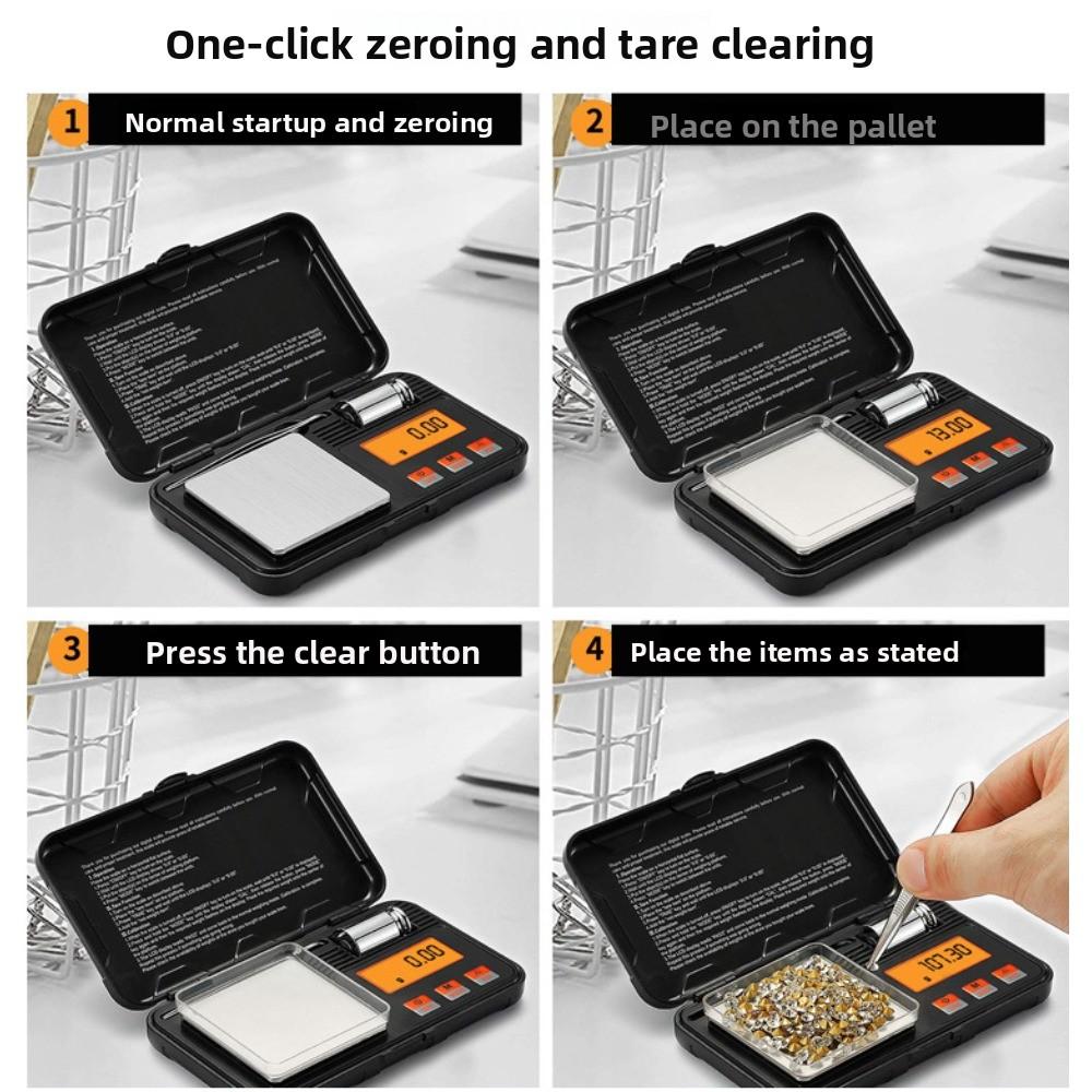 Precision Portable Electronic Scale Wholesale Mini High Precision Balance 0.001g Precision Jewelry Scale Millimeter Small Gram Scale