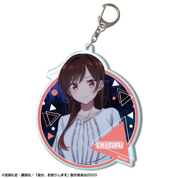 Anime Rent A Girlfriend Figures Chizuru Sakurasawa Action Model Acrylic Keychains Kawaii Bag Pendant Key Chains Children's Gifts