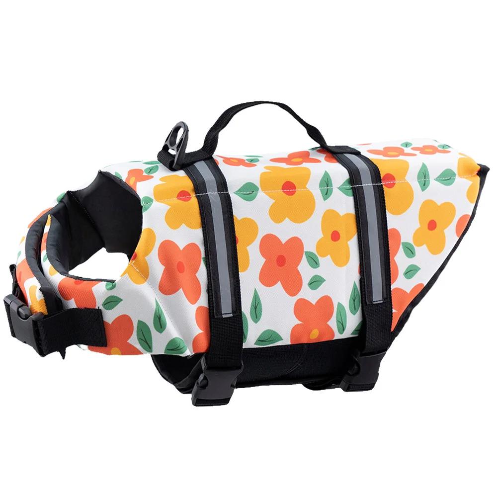 Summer Dog Clothes Life Vest Jacket Reflective Puppy Summer Clothes Swimwear Dogs Life Jacket Safety Swimming Suit Dog Supplies