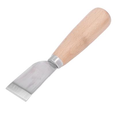 Leather Knife Log Handle Stainless Steel Blade DIY Hand Made Leather Working Carving Trimming Skiving Knife Tool