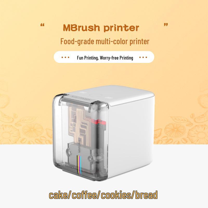 

Пищевой беспроводной струйный мини-принтер MBrush для хлеба, тортов и печенья Edible Ink Cartridge