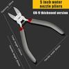 Electrician'S Wire Cutters 6-Inch And 5-Inch Industrial Grade Diagonal Pliers Small Side-Jaw Hand Wire Cutters