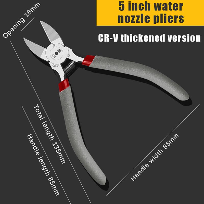 Electrician S Wire Cutters 6-Inch And 5-Inch Industrial Grade Diagonal Pliers Small Side-Jaw Hand Wire Cutters