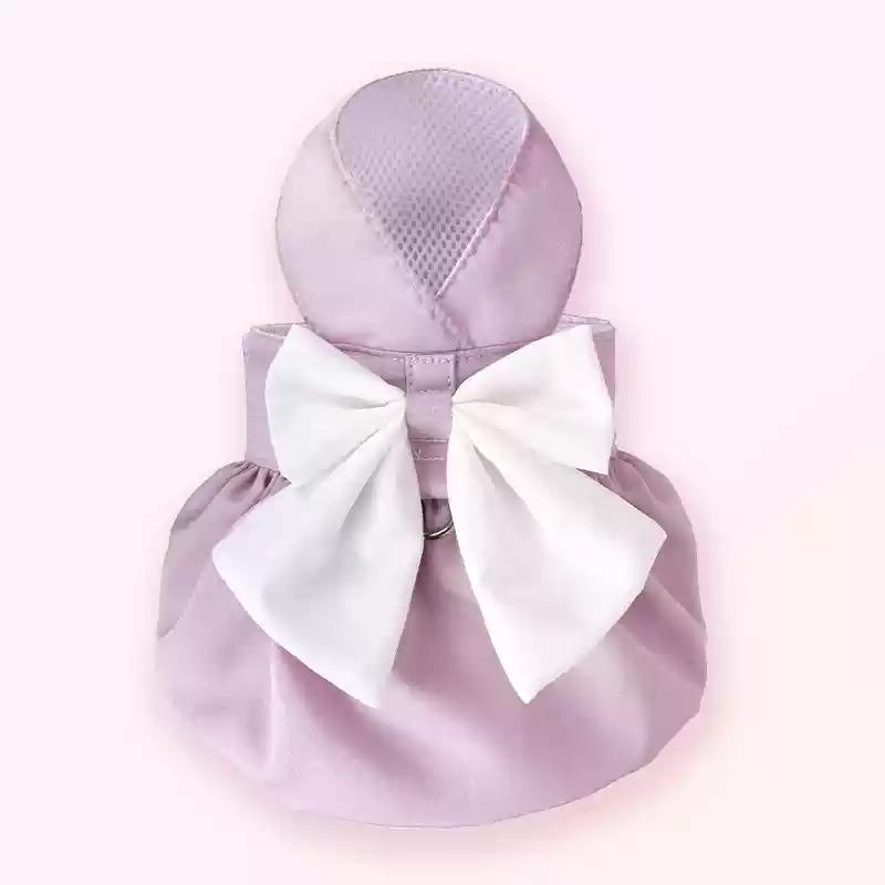 

Summer Dog Dress Puppy Pomeranian Maltese Poodle Bichon Frise Dog Clothes Princess Skirt Girl Dog Costume Pet Apparel XS（old） розовый