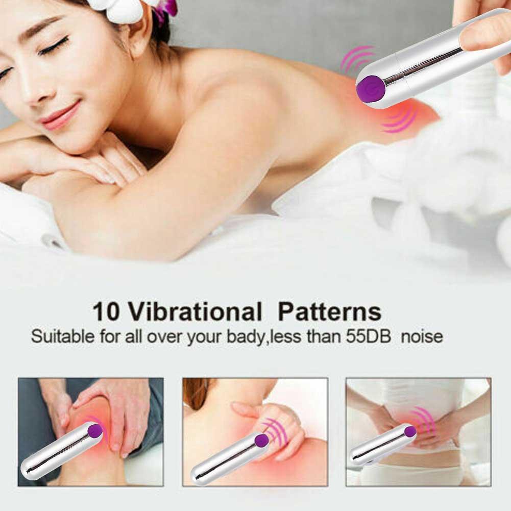 Portable USB Bullet Vibrator Massager Body Vibration Body Massage Women Adult Toy