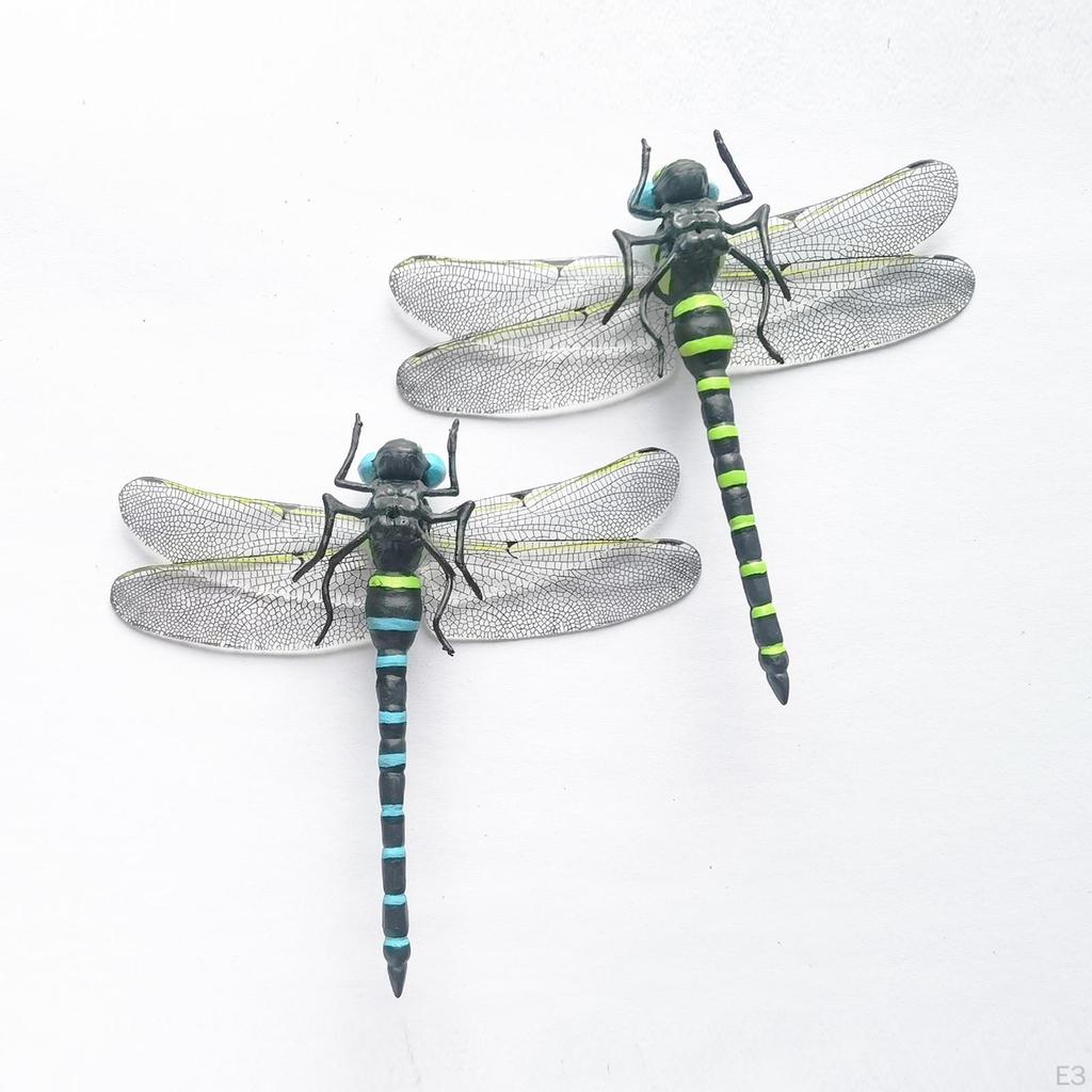Dragonfly Model Garden Hanging Ornament Toy Collectible Crafts Sculpture Outdoor Decor for